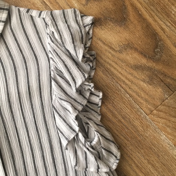 Maeve Anthropologie Fairhope Stripe Button Top - Picture 3 of 6